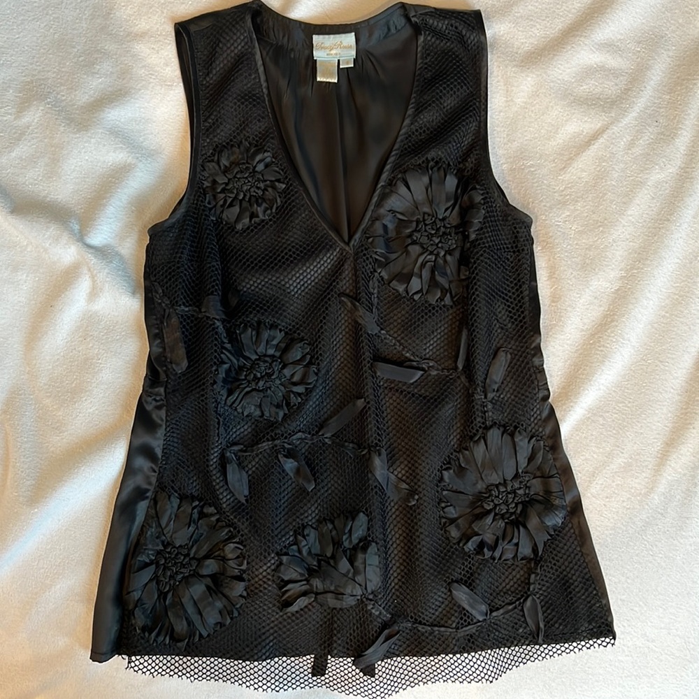 Tracy Reese black vest/tank